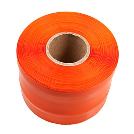 Барьерная защита на клипкорд в рулоне оранжевая 100 м